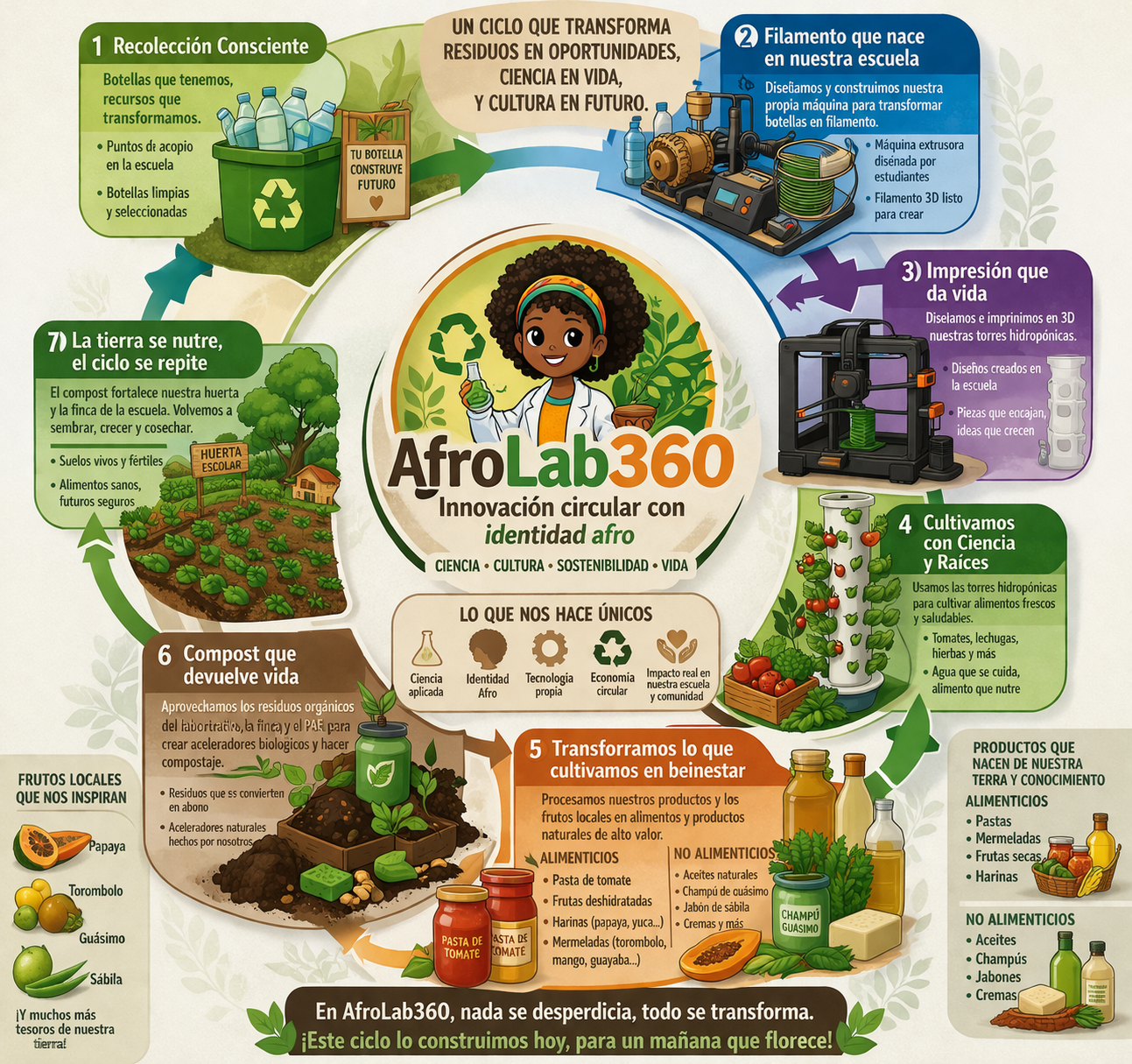 Afrociencia aplicada industria ecología economía circular identidad afro 